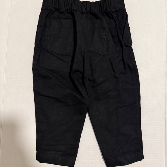 Banana Republic Barrel-Leg Black pant for toddler – Soft Beige (2t) - Picture 3 of 4